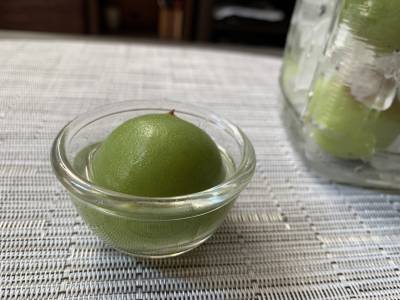 青梅のみつ煮と梅シロップ