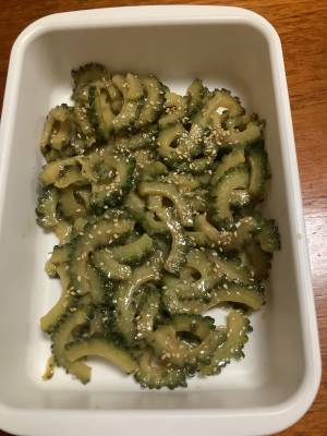 ゴーヤーのみそきんぴら