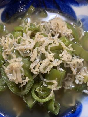 じゃこピーマン