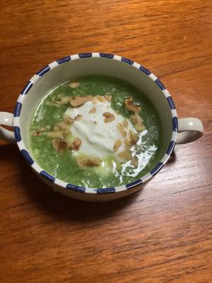 きゅうりのすりおろし冷製スープ