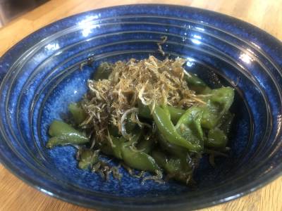 ピーマンのちりめんじゃこ炒め