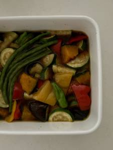 夏野菜の揚げびたし