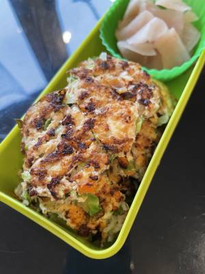 キャベツと豆腐のフワフワ揚げ