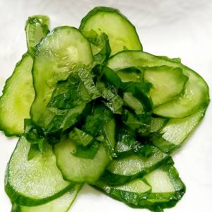 きゅうりの青じそナムル