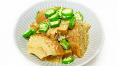 車麩(ぶ)の利久煮