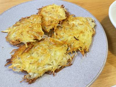 しらすのハッシュドポテト風