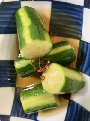 きゅうりの1本漬け