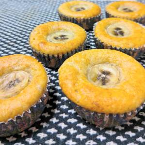 米粉のバナナマフィン