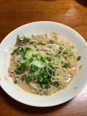 キャベツ混ぜ混ぜぶっかけそうめん