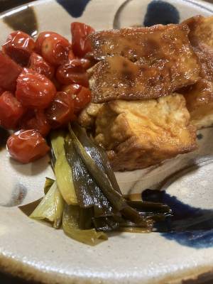 厚揚げの照り煮