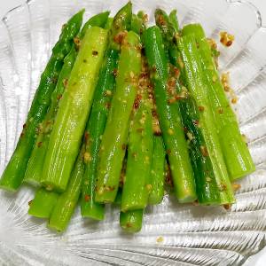 アスパラの粒マスタードサラダ