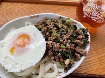 肉みそそうめん