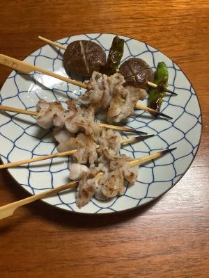 豚バラの串焼き