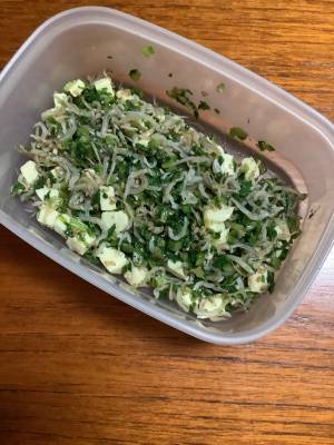 かぶじゃこチーズのおにぎりの素