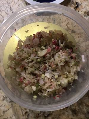 みょうがの梅あえ