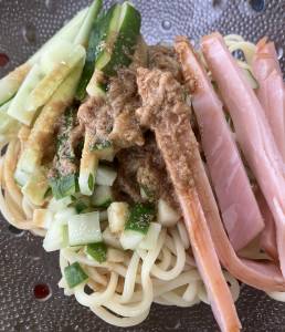 バンバンジー風冷やし中華