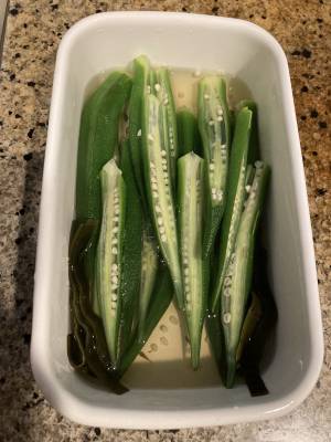 オクラの煮びたし