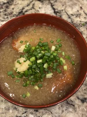 れんこんもちの揚げだし