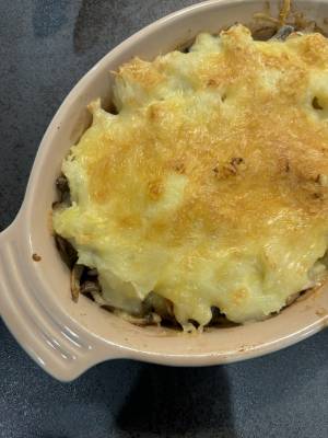 秋さけとじゃがいものグラタン