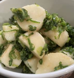 里芋のねぎ塩まみれ