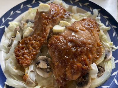 さけのレンチンちゃんちゃん焼き