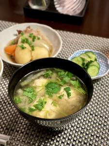 ふわふわ鮭（さけ）つみれ汁