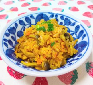 カレー風味のトマトライス