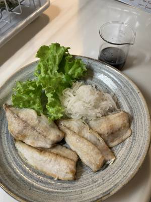 焼きあじのしょうがだれ