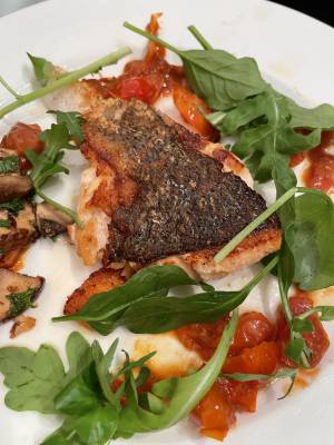 秋さけのトマバタしょうゆ風味