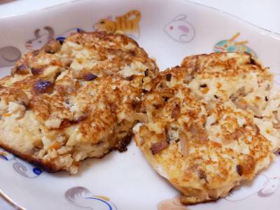 くずし豆腐のなべ照り