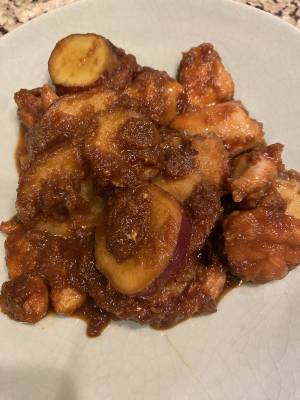 さつまいもと鶏のみぞれ煮