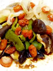 野菜のミックスグリル バルサミコソース