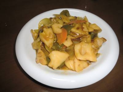 れんこんの酢豚