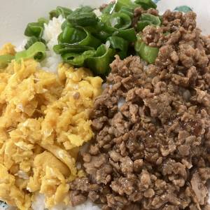 そぼろ混ぜご飯