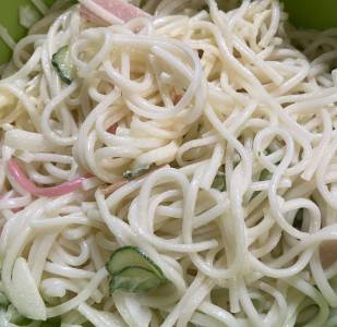 そうめんサラダ