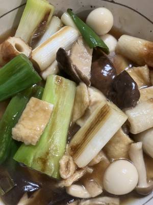 きのこと厚揚げのうま煮