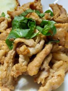 豚こまのしょうが焼き