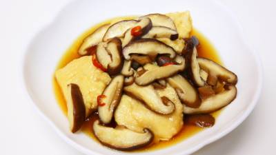 鶏としいたけの南蛮煮