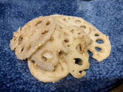 れんこんの粒マスタードマリネ