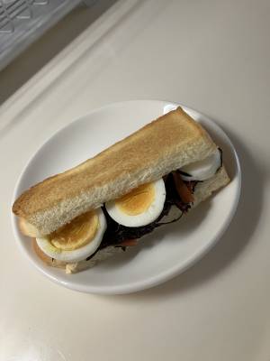 ひじき卵サンド