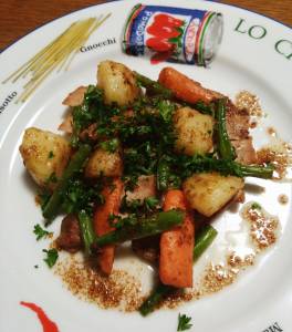 豚肉のミニッツステーキ しょうゆバターソース