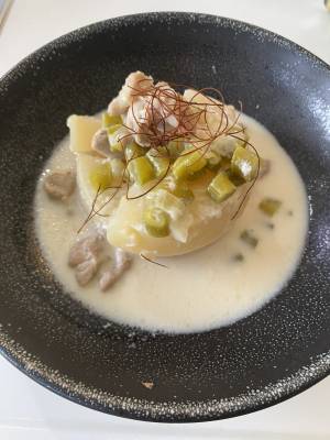 大根のミルクそぼろ煮