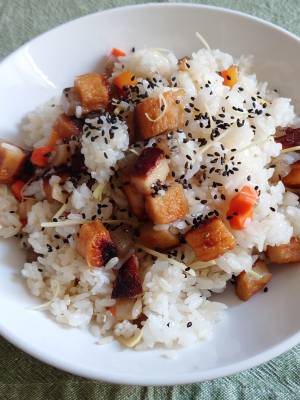 さつま揚げご飯