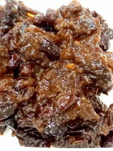 プルーンと黒豆のアップルジンジャー煮