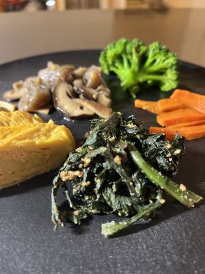 春菊のごまあえ