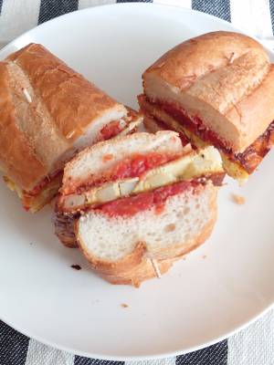 スペイン風卵焼きサンド