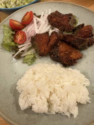 ぶりの竜田揚げ