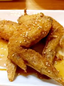 鶏手羽の甘辛揚げ
