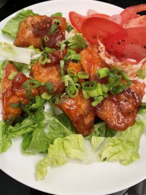 さばの和風チリソース