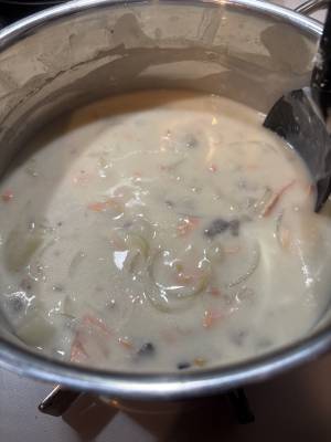 クラムチャウダー